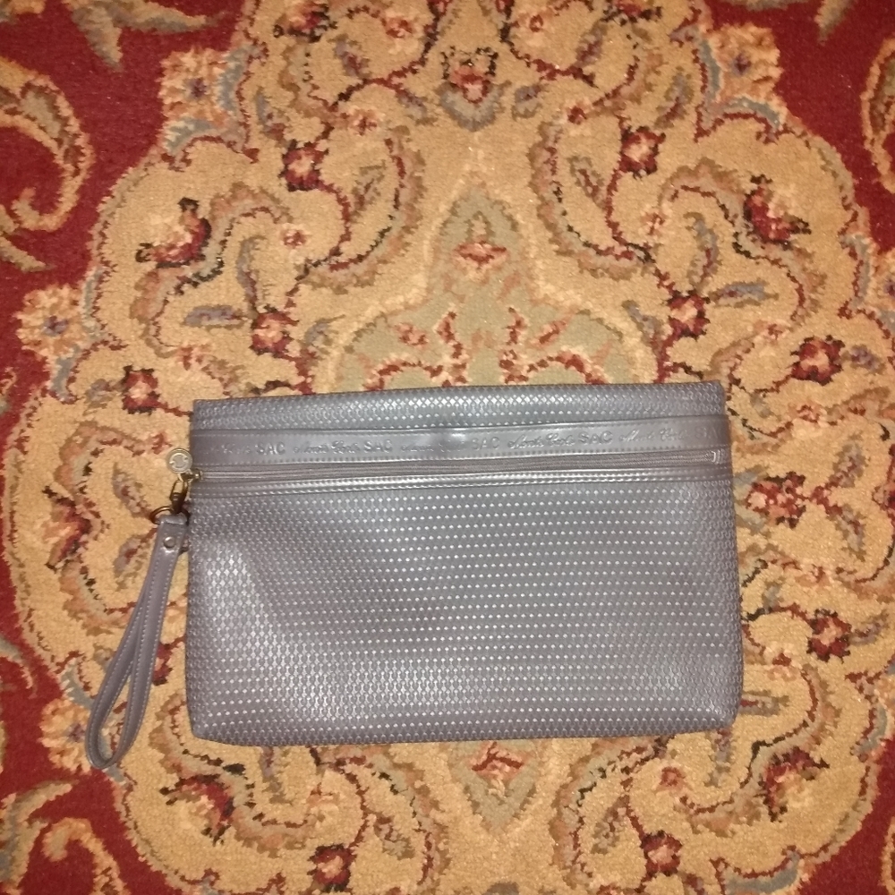 Vintage Gray Monte Carlo SAC brand  Clutch bag